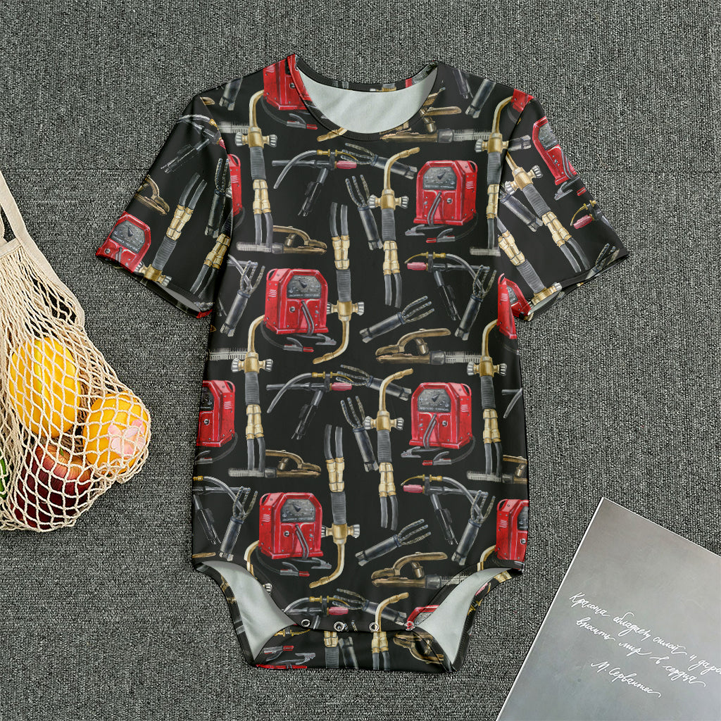Welding Machine Pattern Print Men's Bodysuit