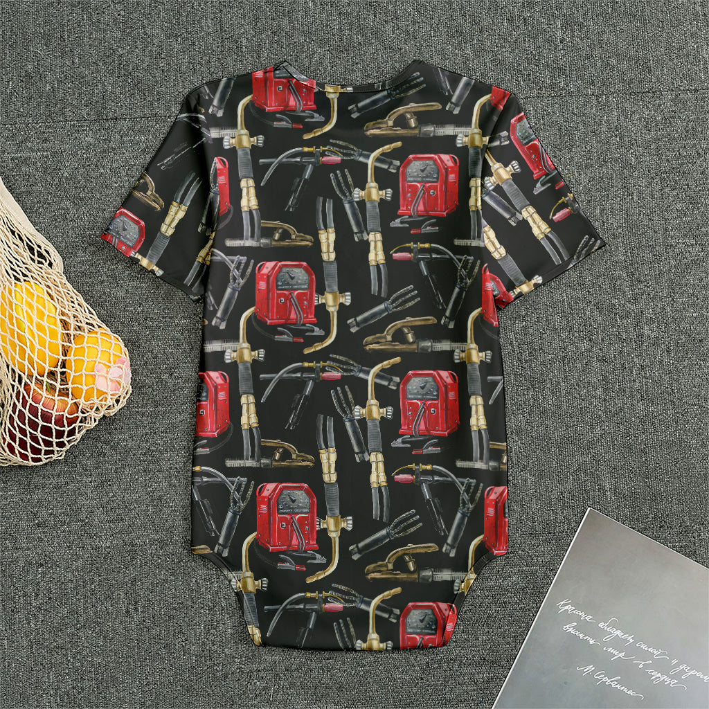 Welding Machine Pattern Print Men's Bodysuit