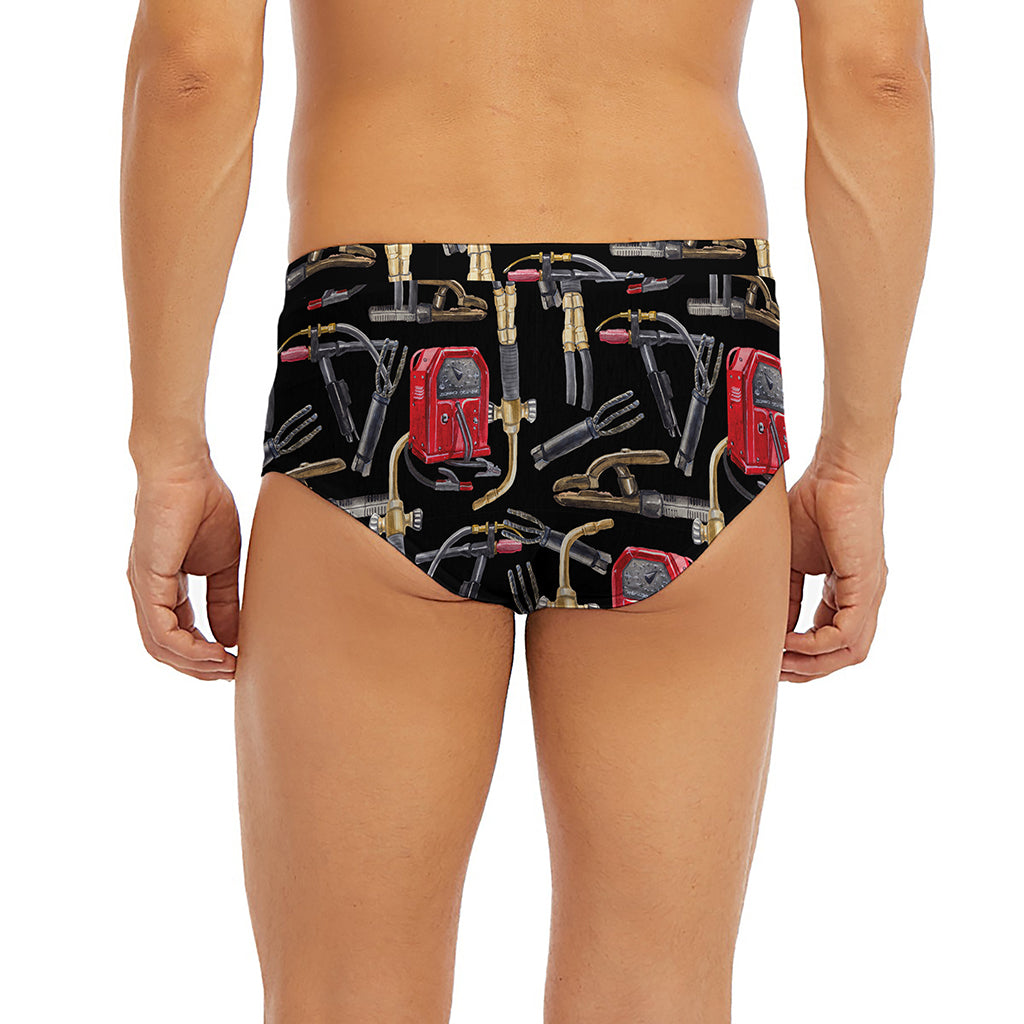 Welding Machine Pattern Print Men's Briefs
