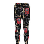 Welding Machine Pattern Print Men's leggings