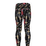 Welding Machine Pattern Print Men's leggings