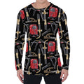 Welding Machine Pattern Print Men's Long Sleeve T-Shirt