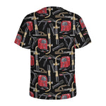 Welding Machine Pattern Print Men's Sports T-Shirt