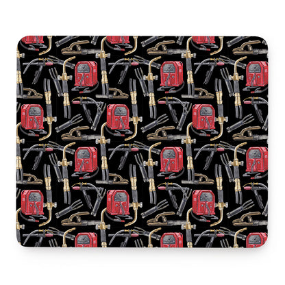Welding Machine Pattern Print Mouse Pad