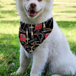 Welding Machine Pattern Print Over The Collar Dog Bandana