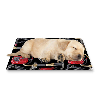 Welding Machine Pattern Print Pet Cooling Mat Cover