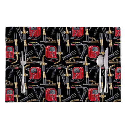 Welding Machine Pattern Print Placemat