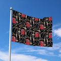 Welding Machine Pattern Print Polyester Flag