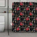 Welding Machine Pattern Print Polyester Shower Curtain