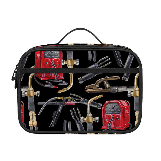 Welding Machine Pattern Print Portable Lunch Bag