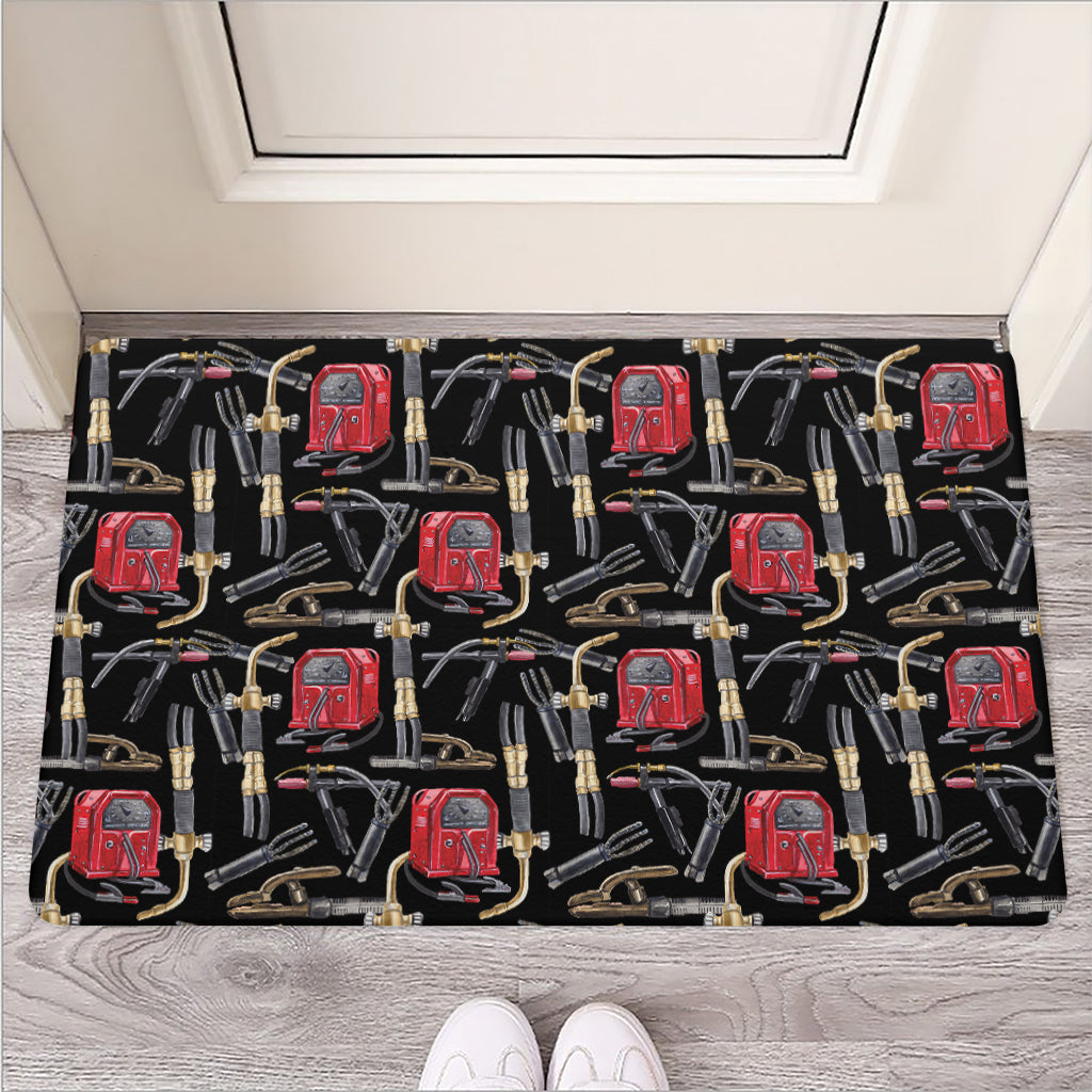 Welding Machine Pattern Print Rubber Doormat