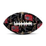 Welding Machine Pattern Print Rugby Ball
