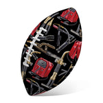 Welding Machine Pattern Print Rugby Ball