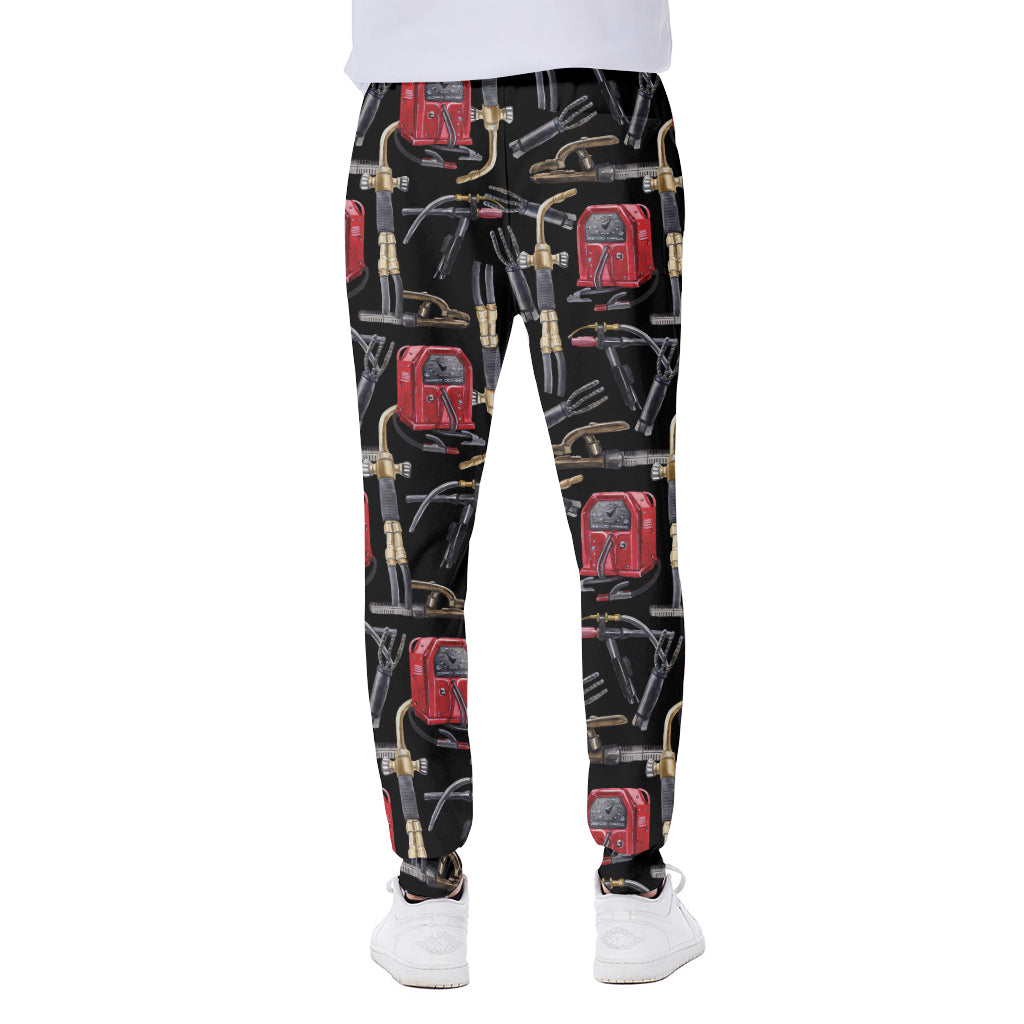 Welding Machine Pattern Print Scuba Joggers