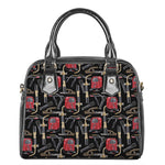 Welding Machine Pattern Print Shoulder Handbag