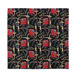Welding Machine Pattern Print Silk Bandana