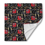 Welding Machine Pattern Print Silk Bandana