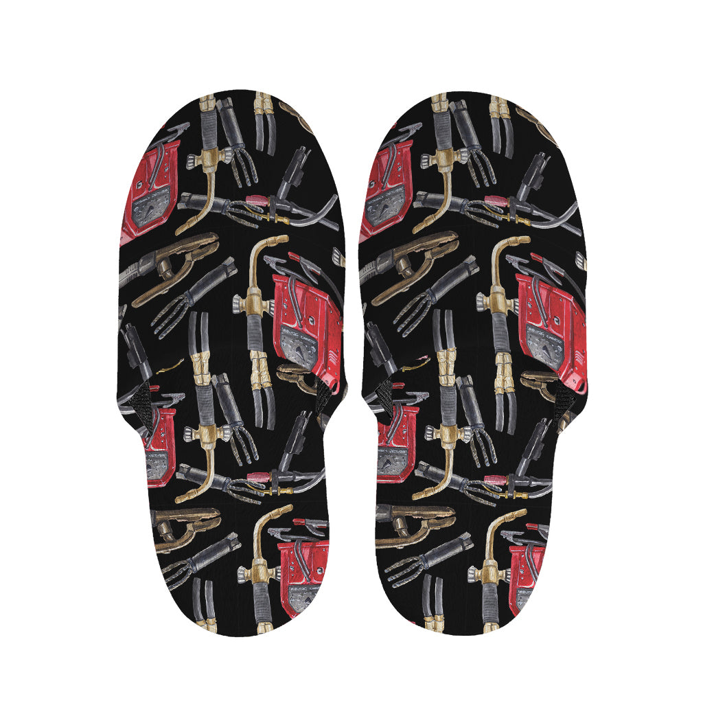 Welding Machine Pattern Print Slippers