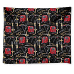 Welding Machine Pattern Print Tapestry