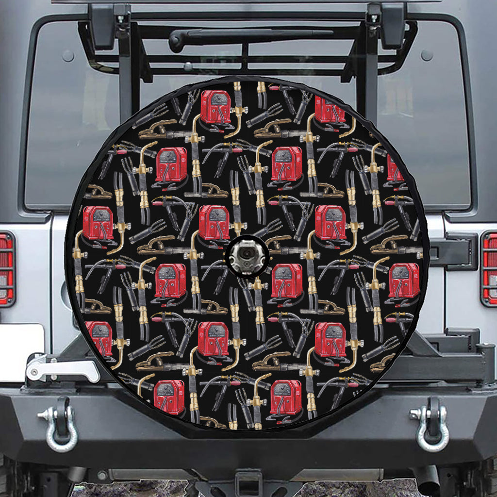 Welding Machine Pattern Print Tire Cover With Camera Hole
