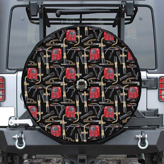 Welding Machine Pattern Print Tire Cover With Camera Hole