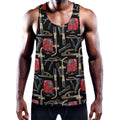 Welding Machine Pattern Print Men's Workout Tank Top