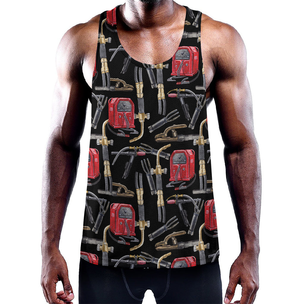 Welding Machine Pattern Print Training Tank Top