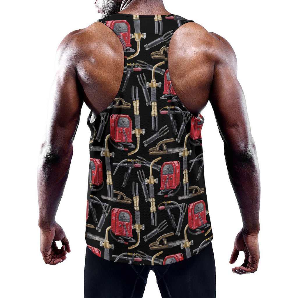 Welding Machine Pattern Print Training Tank Top