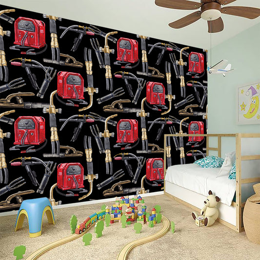 Welding Machine Pattern Print Wall Sticker