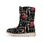 Welding Machine Pattern Print Winter Boots