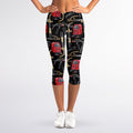 Welding Machine Pattern Print Women's Capri Leggings