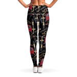 Welding Machine Pattern Print Women's Leggings