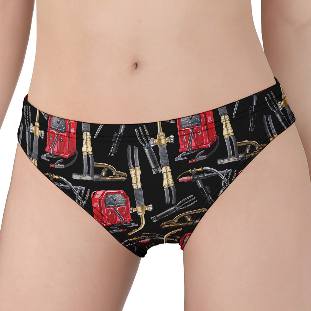 Welding Machine Pattern Print Women's Panties