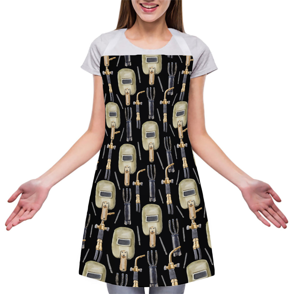 Welding Mask Pattern Print Adjustable Apron