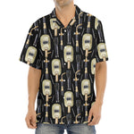 Welding Mask Pattern Print Aloha Shirt