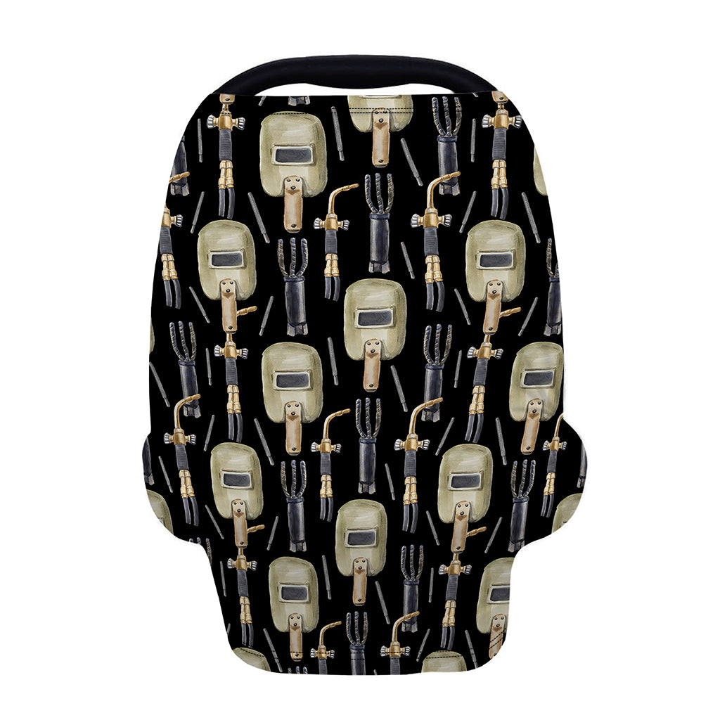 Welding Mask Pattern Print Baby Seat Cover