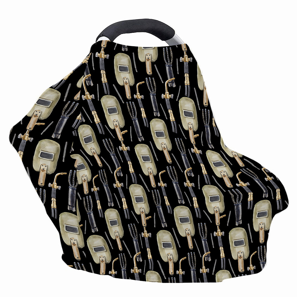 Welding Mask Pattern Print Baby Seat Cover