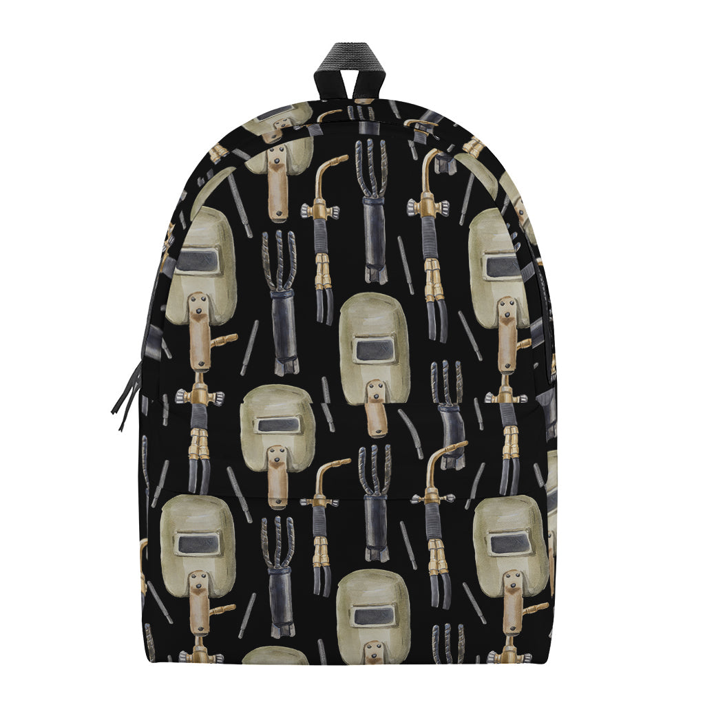 Welding Mask Pattern Print Backpack