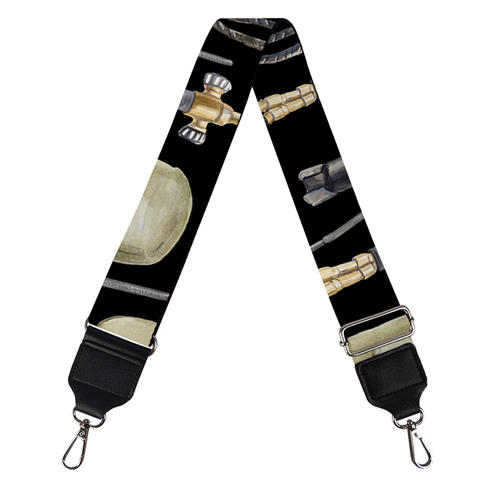 Welding Mask Pattern Print Bag Strap