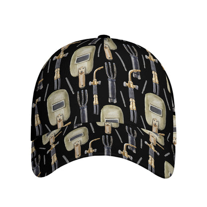 Welding Mask Pattern Print Baseball Cap