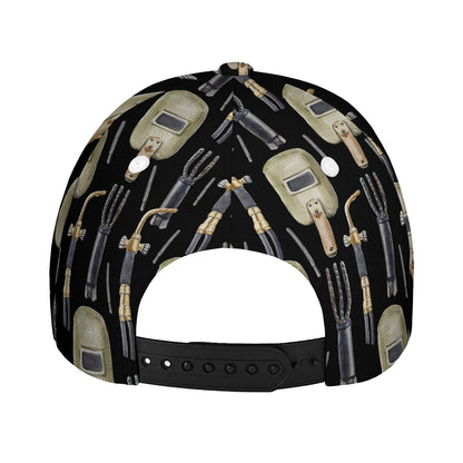 Welding Mask Pattern Print Baseball Cap