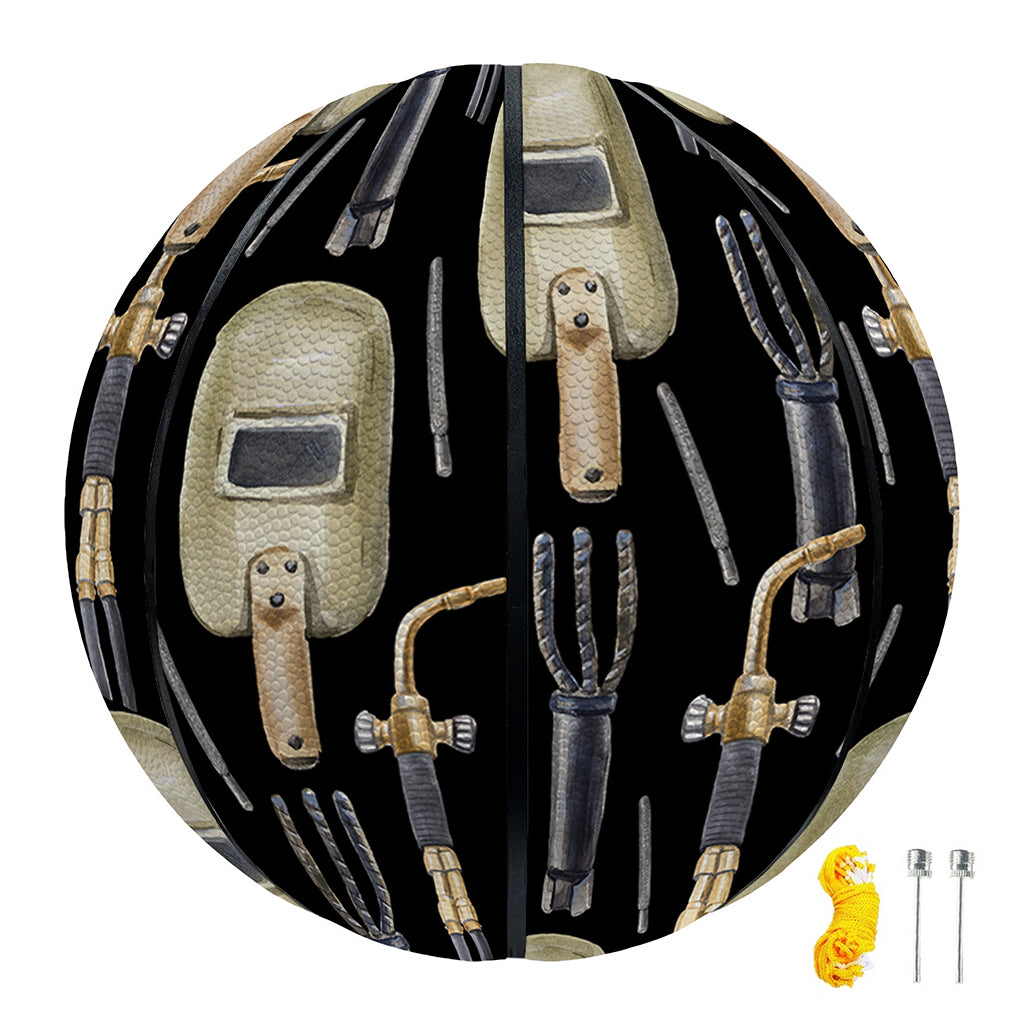 Welding Mask Pattern Print Basketball