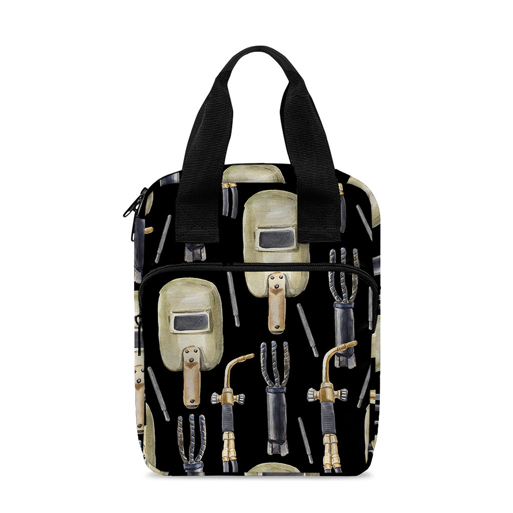 Welding Mask Pattern Print Bible Tote Bag