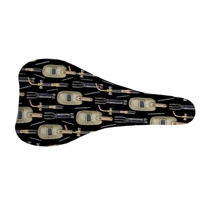 Welding Mask Pattern Print Bicycle Seat Cover