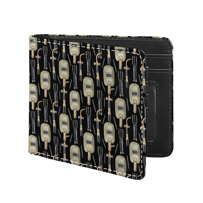 Welding Mask Pattern Print Bifold Wallet