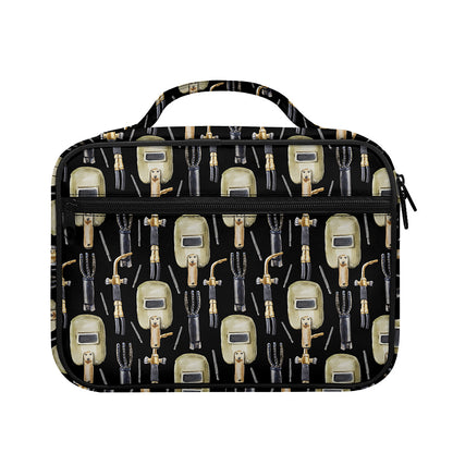 Welding Mask Pattern Print Briefcase Bible Bag