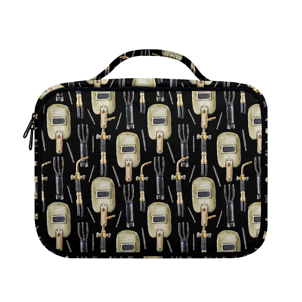 Welding Mask Pattern Print Briefcase Bible Bag