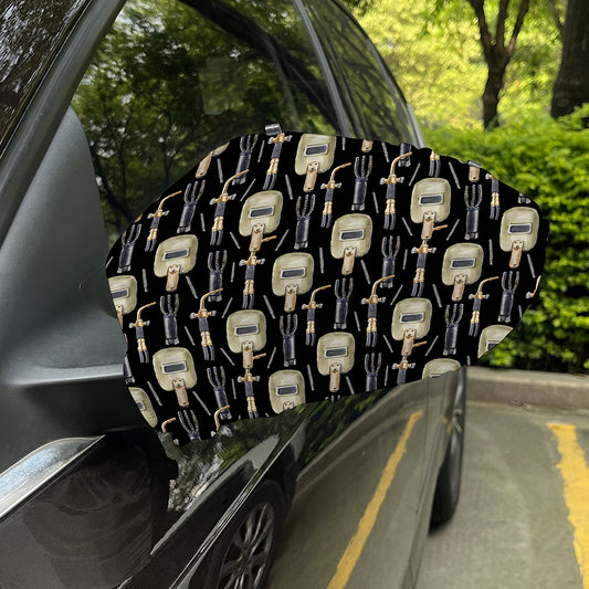Welding Mask Pattern Print Car Side Mirror Covers