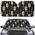 Welding Mask Pattern Print Car Windshield Sun Shade