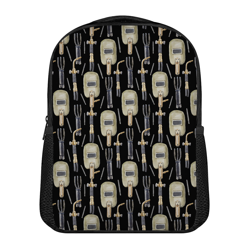 Welding Mask Pattern Print Casual Backpack
